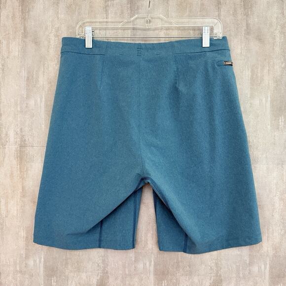 Lululemon Shorts Mens Size 32 Hybrid 3rd Street 10" Inseam Blue Golf Preppy - Picture 2 of 15